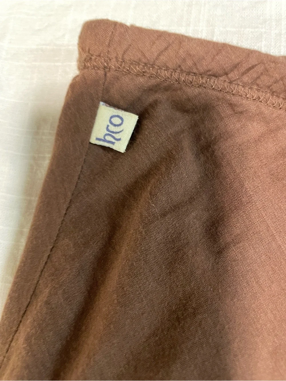 VTG Hollister 100% Cotton Brown Tiered Maxi Skirt - Picture 3 of 8